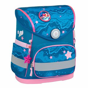 Torba školska Belmil compact with patches mermaid 405-41/AG/B/3