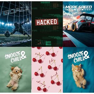 Bilježnica Eurotrade A4 75g 52L crte sortirano 1211640910