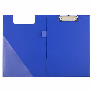 Ploča klip D.RECT A4 s preklopom plava 11984