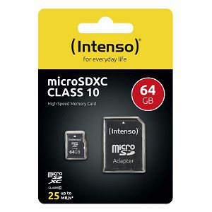 Memorijska kartica Intenso #3413490 micro SDXC 64GB Class10