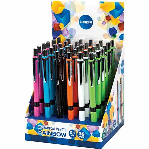 Tehnička olovka Centrum Rainbow 0,5mm sa gumicom sortirano 36/1 83898