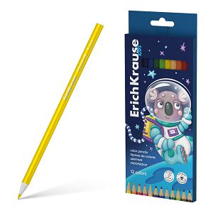 Drvene bojice ErichKrause trokutaste Kids Space animals  3mm 12/1 