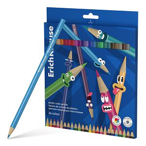 Drvene bojice ErichKrause trokutaste Color Friends 3mm 24/1 
