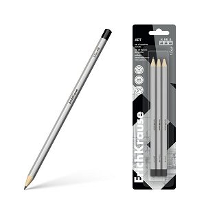 Olovka grafitna ErichKrause Art šesterokutna H HB B  3/1 
