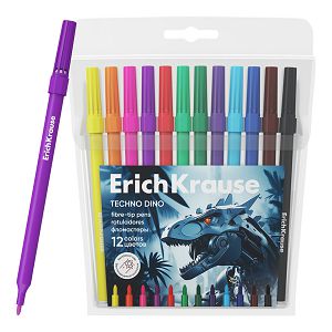 Flomaster ErichKrause Techno 12 boja 12/1 