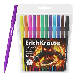 Flomaster ErichKrause Mine Block 12 boja 12/1 