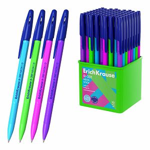 Kemijska olovka ErichKrause Stick Neon R-301 (0.7) plavi ispis sortirano 70/1