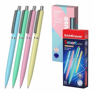 Kemijska olovka ErichKrause Smart Matic Pastel (0.7) plavi ispis sortirano 12/1