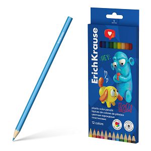 Drvene bojice ErichKrause šesterokutne Jolly Friends 12/1 