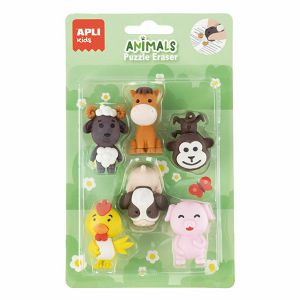 Gumica puzzle Apli Životinje 20589