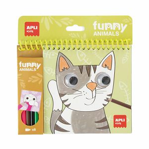 Bojanka Apli Funny Animals sa bojicama 20576