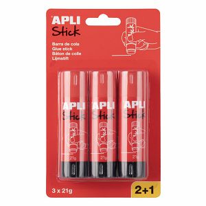 Ljepilo Apli u sticku 21g blister 3 komada 2+1 20457