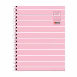 Kolegij blok Miquelrius A4 90g 80L spiralni kocke Between the lines Pink MR4512