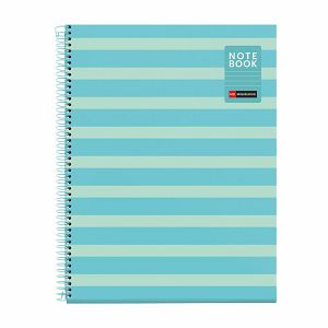 Kolegij blok Miquelrius A4 90g 80L spiralni crte Between the lines Sky Blue MR4521