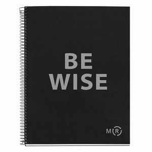 Kolegij blok Miquelrius A4 90g 80L spiralni kocke Eco Anthracite MR46884