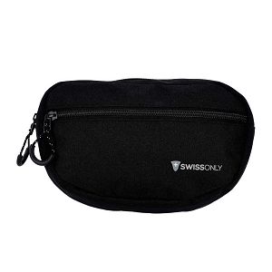 Torbica za oko struka Swiss Only 22x6x13cm crna SO-408-BLACK