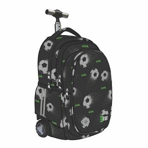 Ruksak školski na kotačiće Pixel Balls s pretincem za prijenosno računalo 17" TO-PLS-4067-XXX-STRI-ST