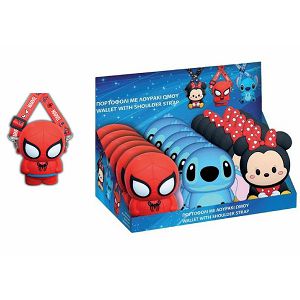 Novčanik dječji Spiderman s vezicom za oko vrata 508452 (D)