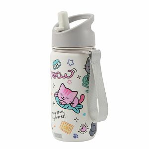 Plastična boca iTotal od tritana 500ml Cat bijela ID2121H