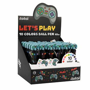 Kemijska olovka iTotal Let's play 10 boja 36/1 XL2370E