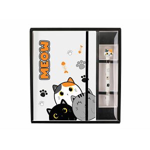 Set kemijska olovka i notes iTotal Cats XL1893