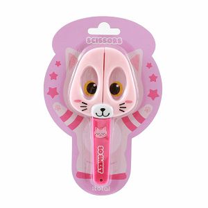 Škare dječje iTotal Cat roza XL3135