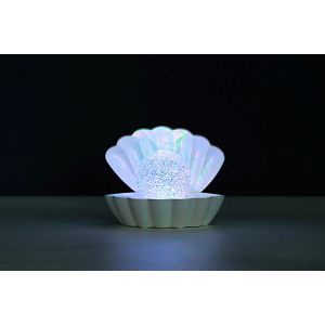 Lampa iTotal školjka bijela glitter XL2930D