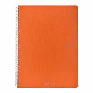Bilježnica Fabriano Ecoqua original A4 90g 70L spiralna kocke arancio 19290113