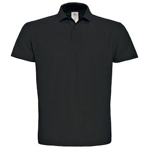 Majica kratki rukavi polo B&C ID.001 180g crna 2XL 