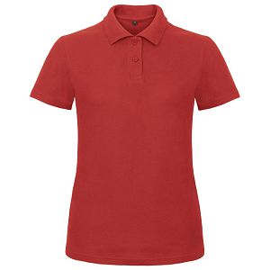 Majica kratki rukavi polo B&C ID.001/women 180g crvena M