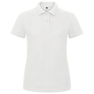 Majica kratki rukavi polo B&C ID.001/women 180g bijela M