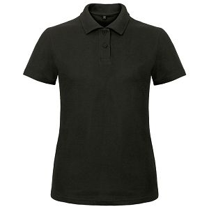 Majica kratki rukavi polo B&C ID.001/women 180g crna XL