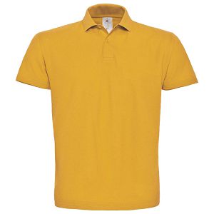 Majica kratki rukavi polo B&C ID.001 180g zlatno žuta 2XL 