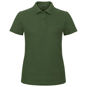 Majica kratki rukavi polo B&C ID.001/women 180g tamnozelena XS