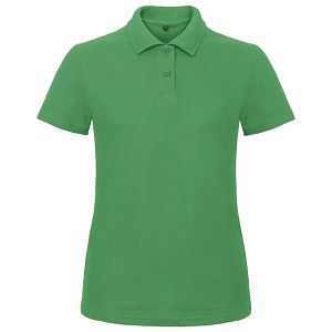 Majica kratki rukavi polo B&C ID.001/women 180g trava zelena M