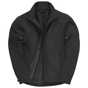 Jakna zip unisex B&C ID.701 Softshell crna 2XL