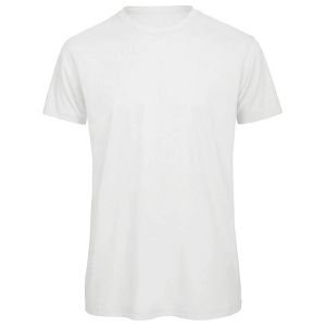 Majica kratki rukavi B&C Inspire Slub T/men bijela L!!
