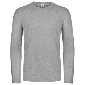Majica dugi rukavi B&C #E190 LSL svijetlosiva XL!!