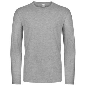 Majica dugi rukavi B&C #E190 LSL svijetlosiva L!!