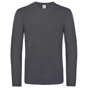 Majica dugi rukavi B&C #E190 LSL tamnosiva 3XL!!