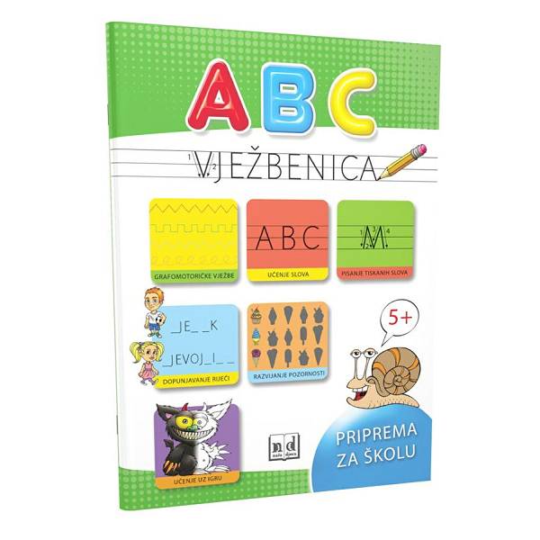 ABC vježbenica priprema za školu 5+ 7281