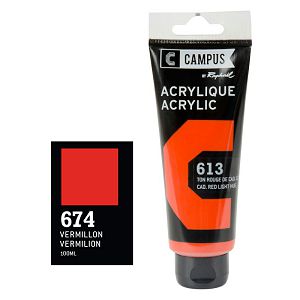 Akril Campus Raphael 100ml vermilion