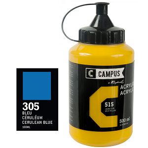 Akril Campus Raphael 500ml azurna plava