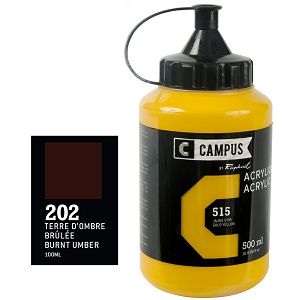 Akril Campus Raphael 500ml burnt umber