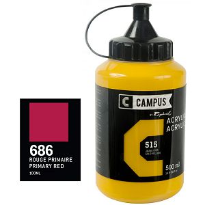 Akril Campus Raphael 500ml primarna crvena