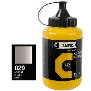 Akril Campus Raphael 500ml srebrna