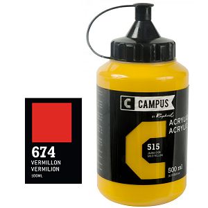 Akril Campus Raphael 500ml vermilion