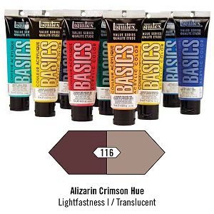 Akril Liquitex Basics 118ml Alizarin Crimson (116)