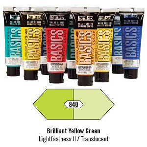 Akril Liquitex Basics 118ml Brilliant Yellow Green (840)