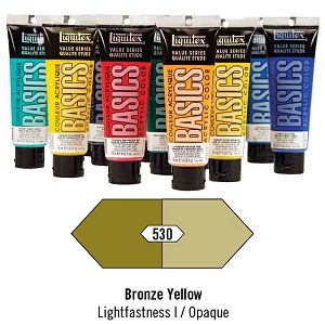 Akril Liquitex Basics 118ml Bronze Yellow (530)